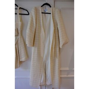 Hill House Home Tweed Pattern Coat Sz Small